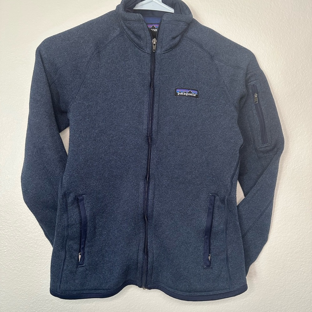 Patagonia Better Sweater Full Zip Navy Blue